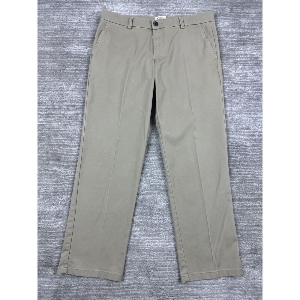 St. John's Bay Chinos‎ Mens 32x30 Khaki Tan Easy Care Straight Stretch Pants